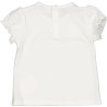 BIRBA MAGLIA M/M FIORI IN CROCHET WHITE RAGAZZA