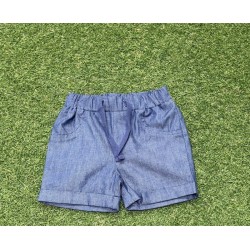 E.M.C. SHORT BLU IN COTONE...