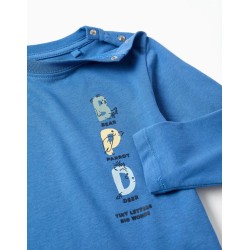 ZY MAGLIA M/L BEAR BLU BABY BOY