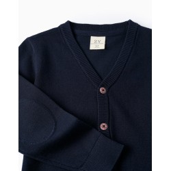 ZY CARDIGAN 'B&S' NAVY BOY