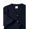 ZY CARDIGAN 'B&S' NAVY BOY