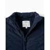 ZY GIUBBOTTO PONGEE NAVY BOY