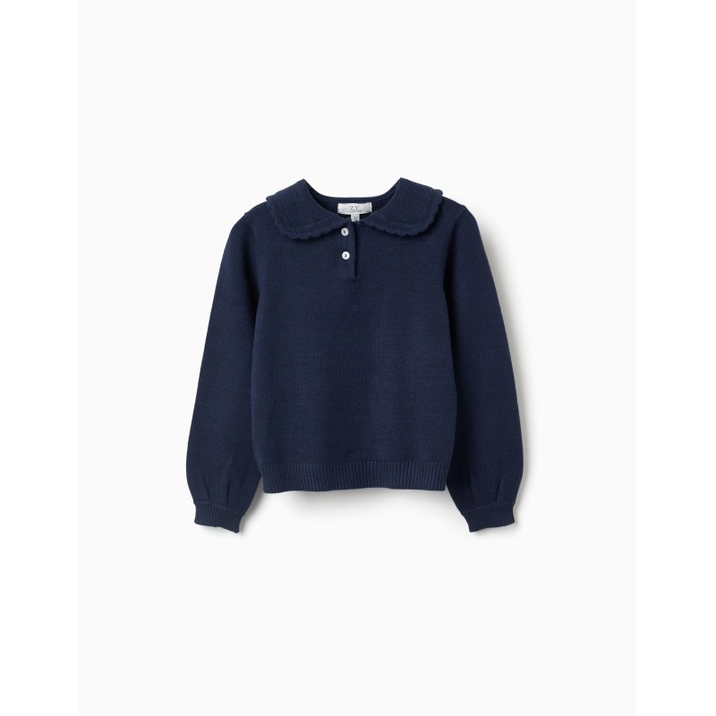 ZY MAGLIONCINO NAVY GIRL