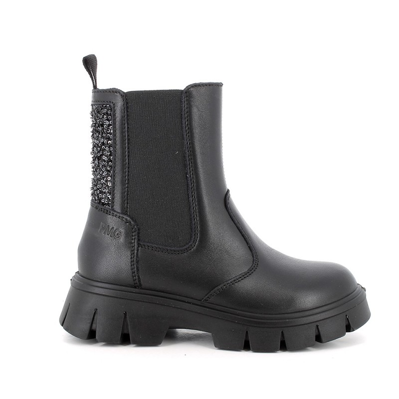 PRIMIGI ANFIBIO BLACK CON PAILLETTES