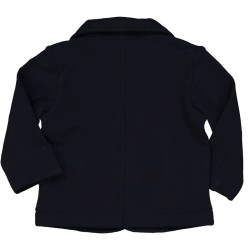 MINI BIRBA GIACCA IN FELPA BLU NAVY BABY BOY