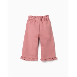 ZY JEANS PINK WIDE LEG BABY GIRL