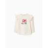 ZY MAGLIA M/L WHITE HOME BABY GIRL