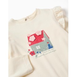 ZY MAGLIA M/L WHITE HOME BABY GIRL