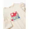 ZY MAGLIA M/L WHITE HOME BABY GIRL