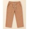 E.M.C. PANTALONE A COSTINE IN VELLUTO BEIGE
