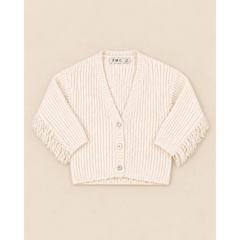 E.M.C. CARDIGAN WHITE FRANGIA GIRL