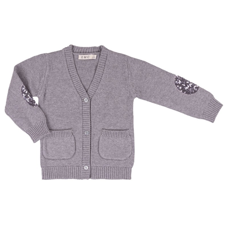 E.M.C. CARDIGAN GERY BABY GIRL