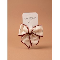 CALAMARO CLIP FIOCCO CRUDO