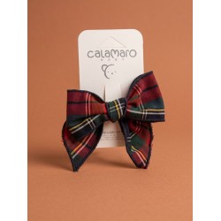 CALAMARO CLIP FIOCCO TARTAN