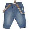 MINI BIRBA JEANS MORBIDO CON BRETELLE BABY BOY