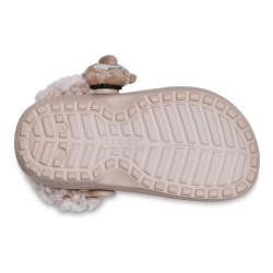 CROCS CLASSIC BEAR FEECE LINED CLOG T