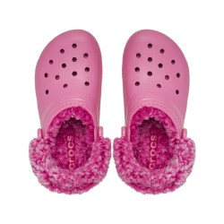 CROCS CLASSIC FLEECE LINED CLOG PINK