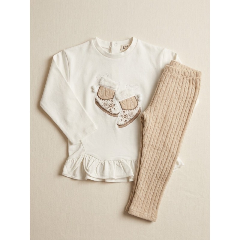 E.M.C. COMPLETO BEIGE BABY GIRL