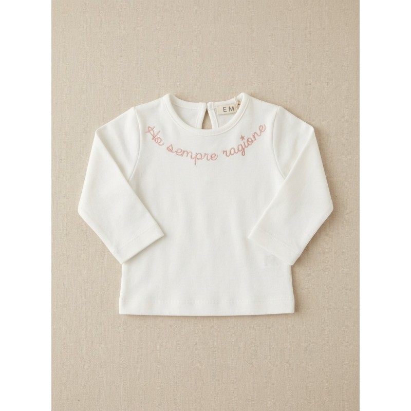 E.M.C. MAGLIA M/L HO SEMPRE RAGIONE BABY GIRL