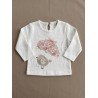 E.M.C. MAGLIA M/L FLOWER PINK BABY GIRL