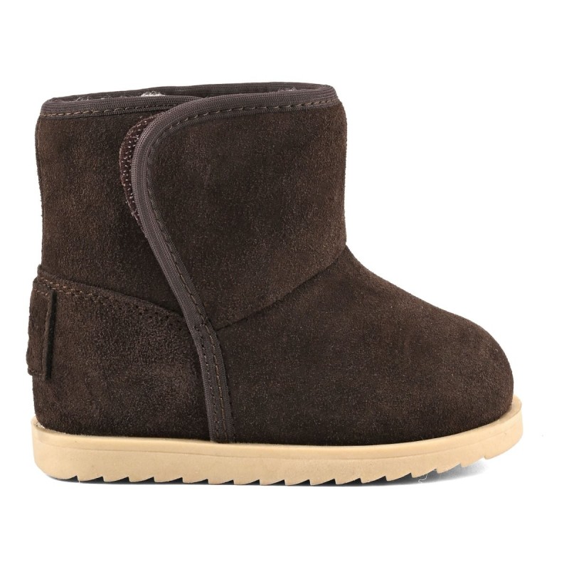 COLORS OF CALIFORNIA STIVALE BABY IN PELLE SCAMOSCIATA CHOCOLATE