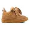 COLORS OF CALIFORNIA SNEAKERS IN PELLE SCAMOSCIATA TAN