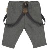 MINI BIRBA PANTALONE GREY CON BRETELLA BABY BOY
