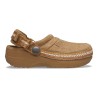 CROCS CLASSIC CRAFTED VEGAN SUEDE STITCH CLOG K