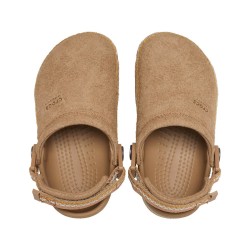 CROCS CLASSIC CRAFTED VEGAN SUEDE STITCH CLOG K